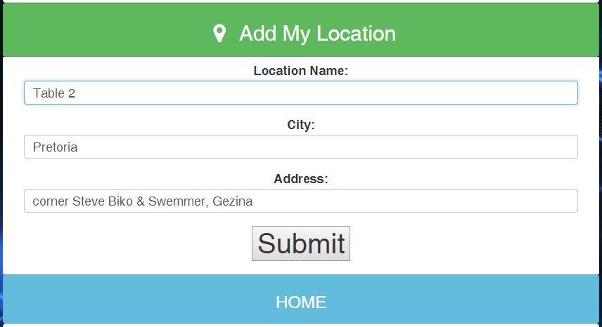Adding a location